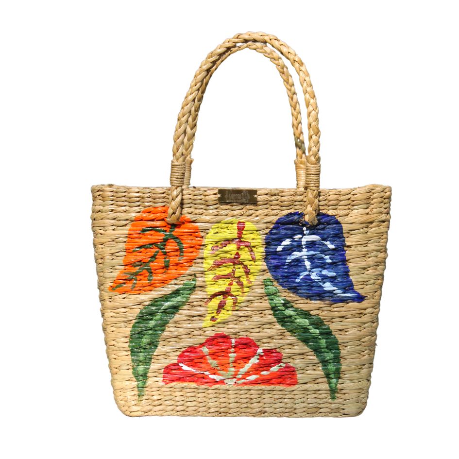 Leafy Handcrafted Tote Bag