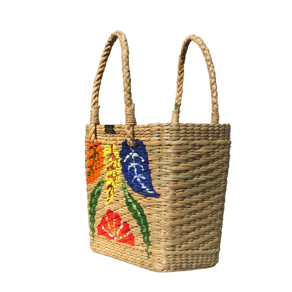 Leafy Handcrafted Tote Bag