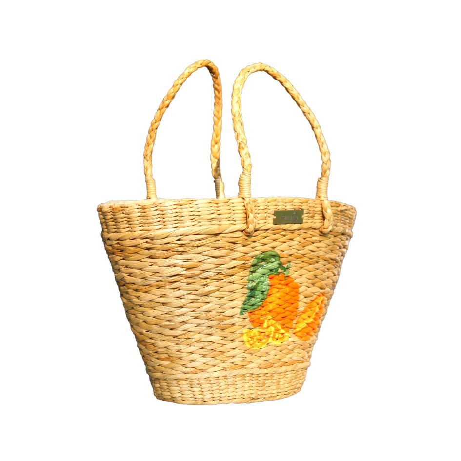 Orange Bucket Tote bag