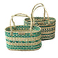 Multipurpose Kauna Basket with green clour contrust